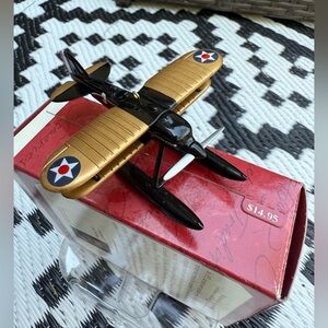 1999  Keepsake Curtiss R3C-2 Seaplane Ornament original packaging. Bundle2save